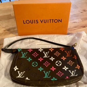 Louis Vuitton Pochette Custom Painted